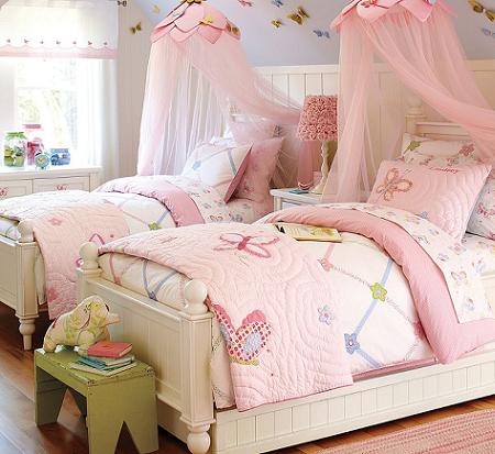 Decoración de dormitorios infantiles, tipo princesa!
