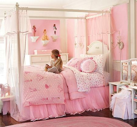 Decoración de dormitorios infantiles, tipo princesa!
